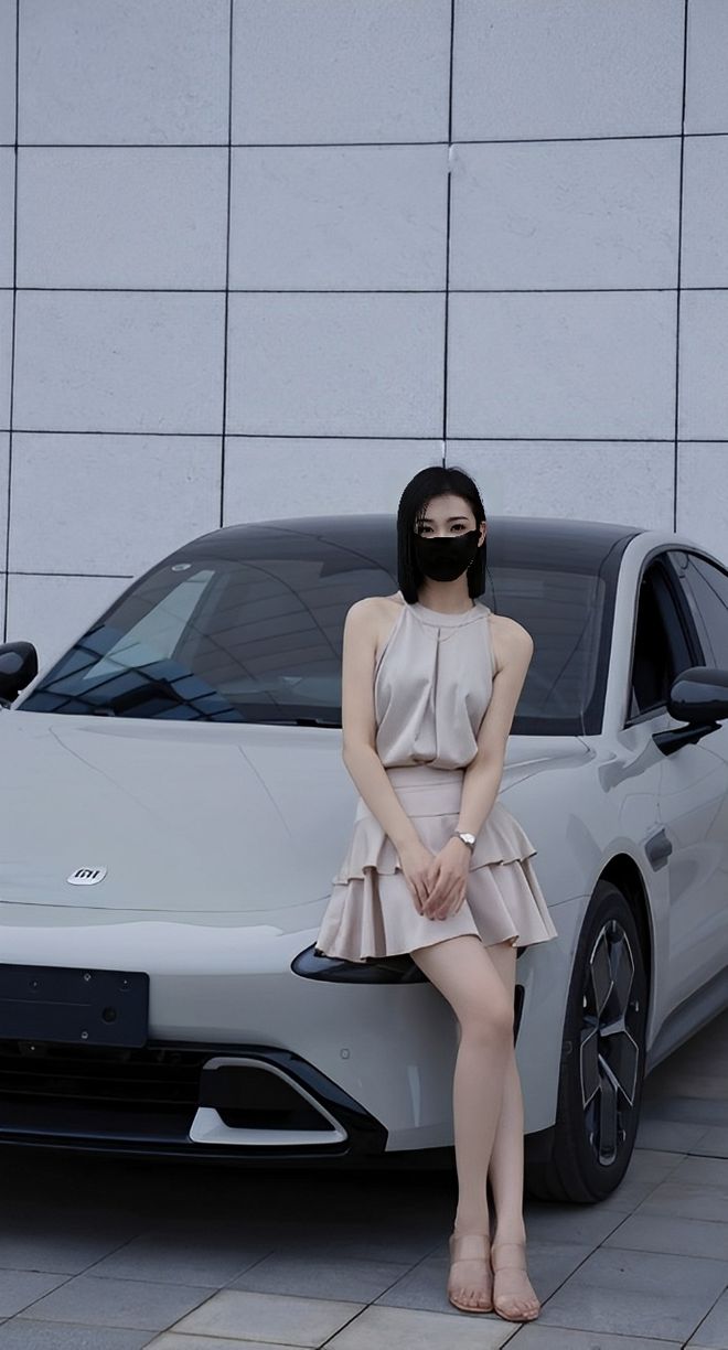 量都这么高的吗？仙女也就长这样吧pg试玩小米SU7的美女车主质(图5)