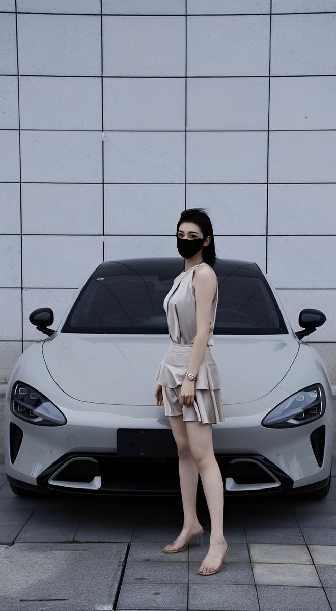 量都这么高的吗？仙女也就长这样吧pg试玩小米SU7的美女车主质(图3)